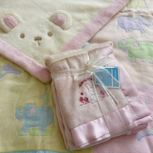 100% polyester  coral fleece baby blanket