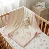 100% polyester  coral fleece baby blanket
